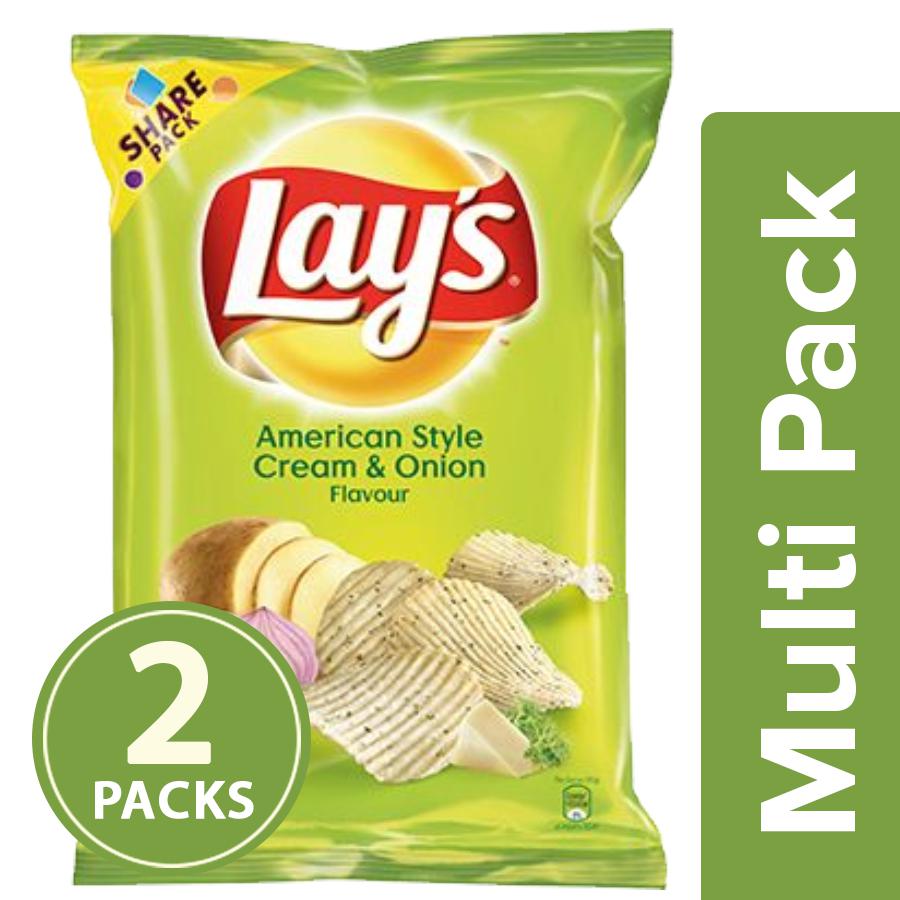 Lays American Style Cream and Onion Flavour 50g – Singh Cart